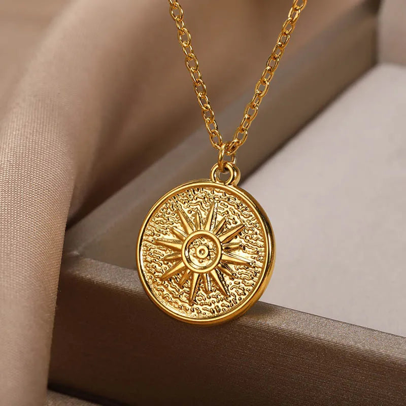 Clavicle Chain Simple Pendant Necklace