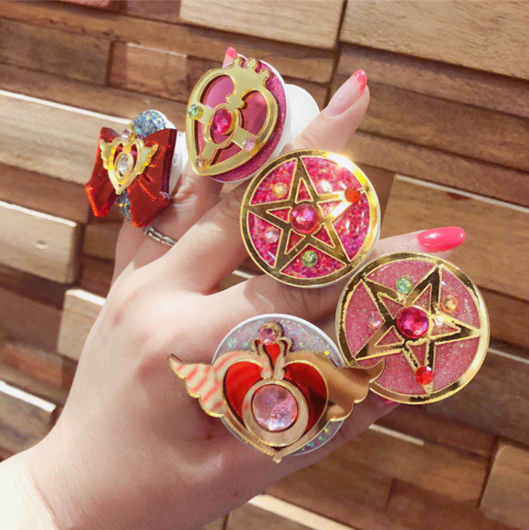 Sailor Moon Transformation Device Phone Holder (Ring)