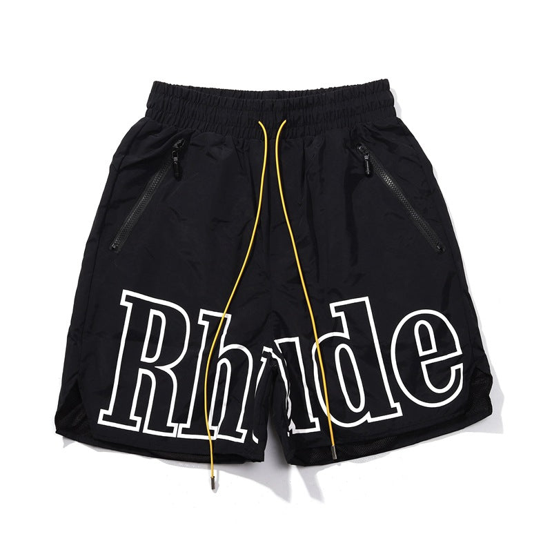 Reflective Casual Beach Five-Point Shorts Pants