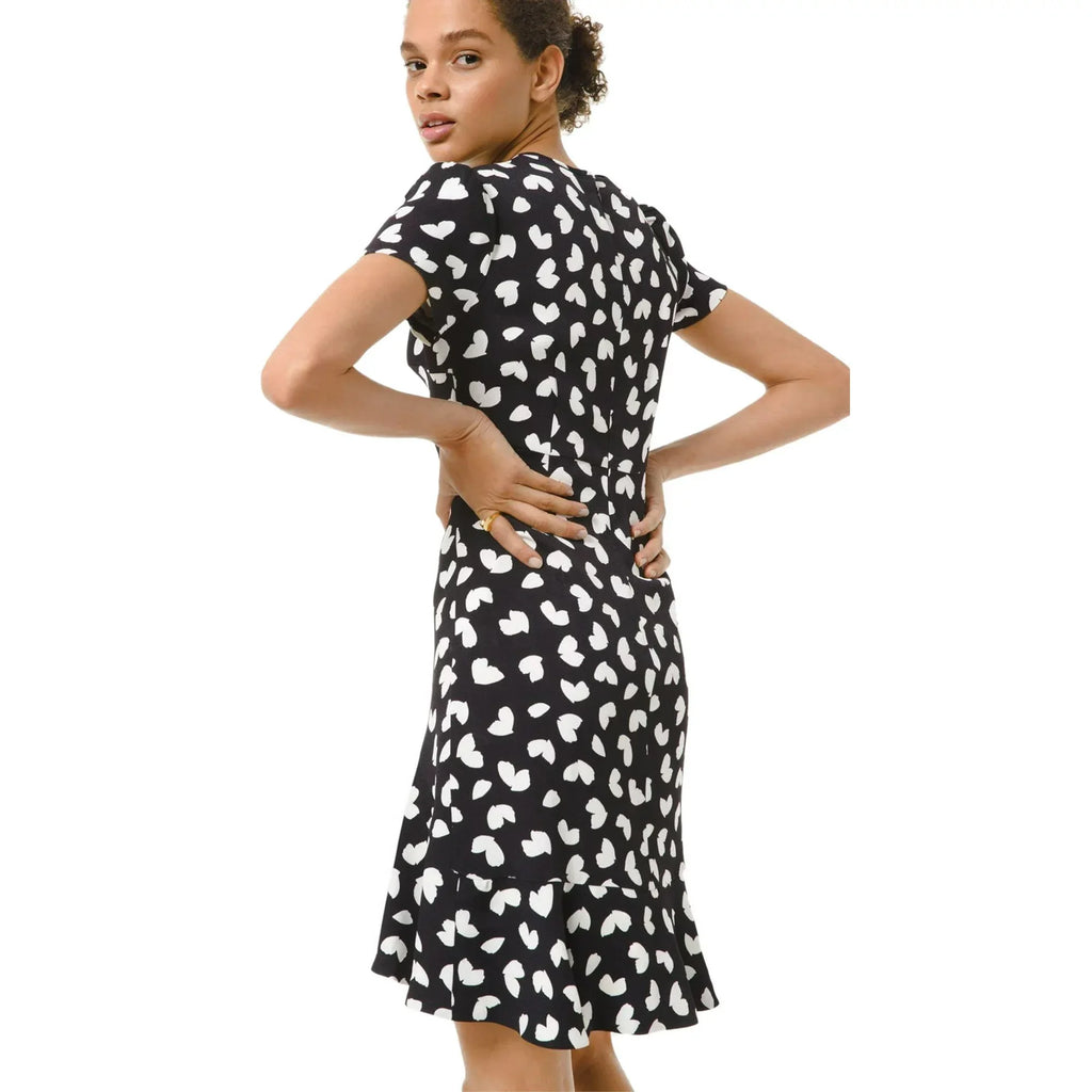 Michael Kors Petal Crepe Ruffle Dress, Size Small