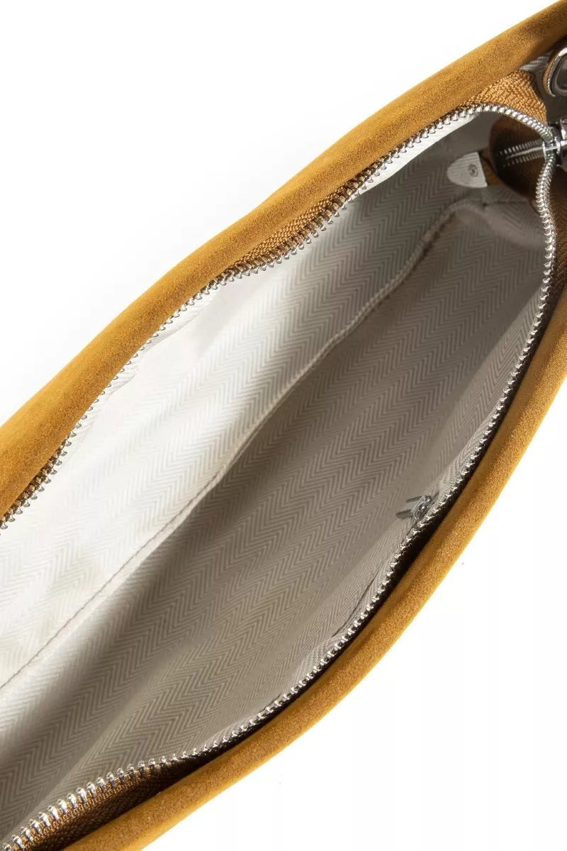 Fame Faux Suede Rectangle Bag