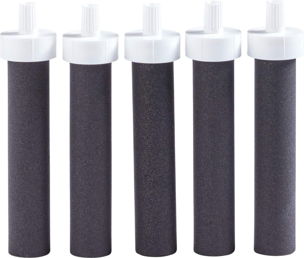 Brita Water Bottle Replacement Water Bottle Filters Black 5 Count