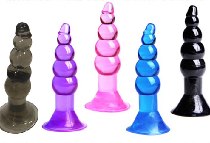 Anal Plug with Beads for Pleasure