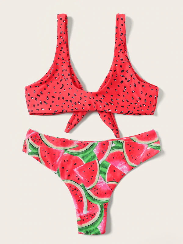 New Watermelon Print Bikini - Sexy Women's Swimwear