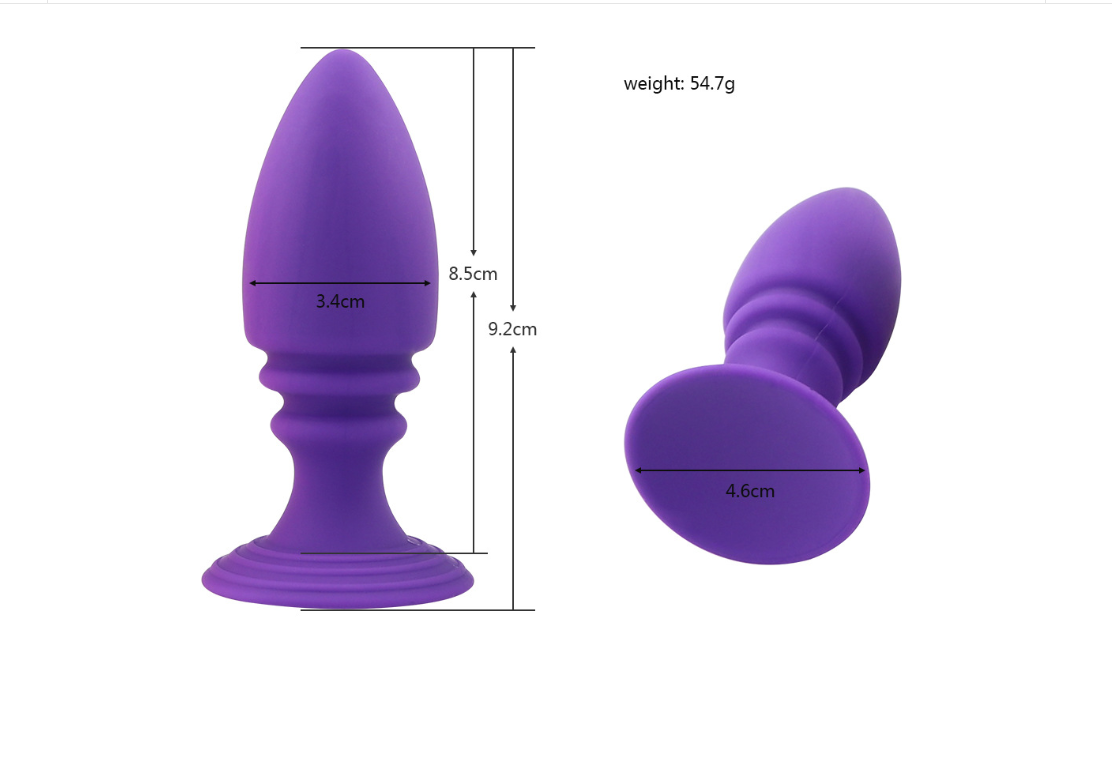 Silicone Bullet Anal Plug for Backdoor Pleasure