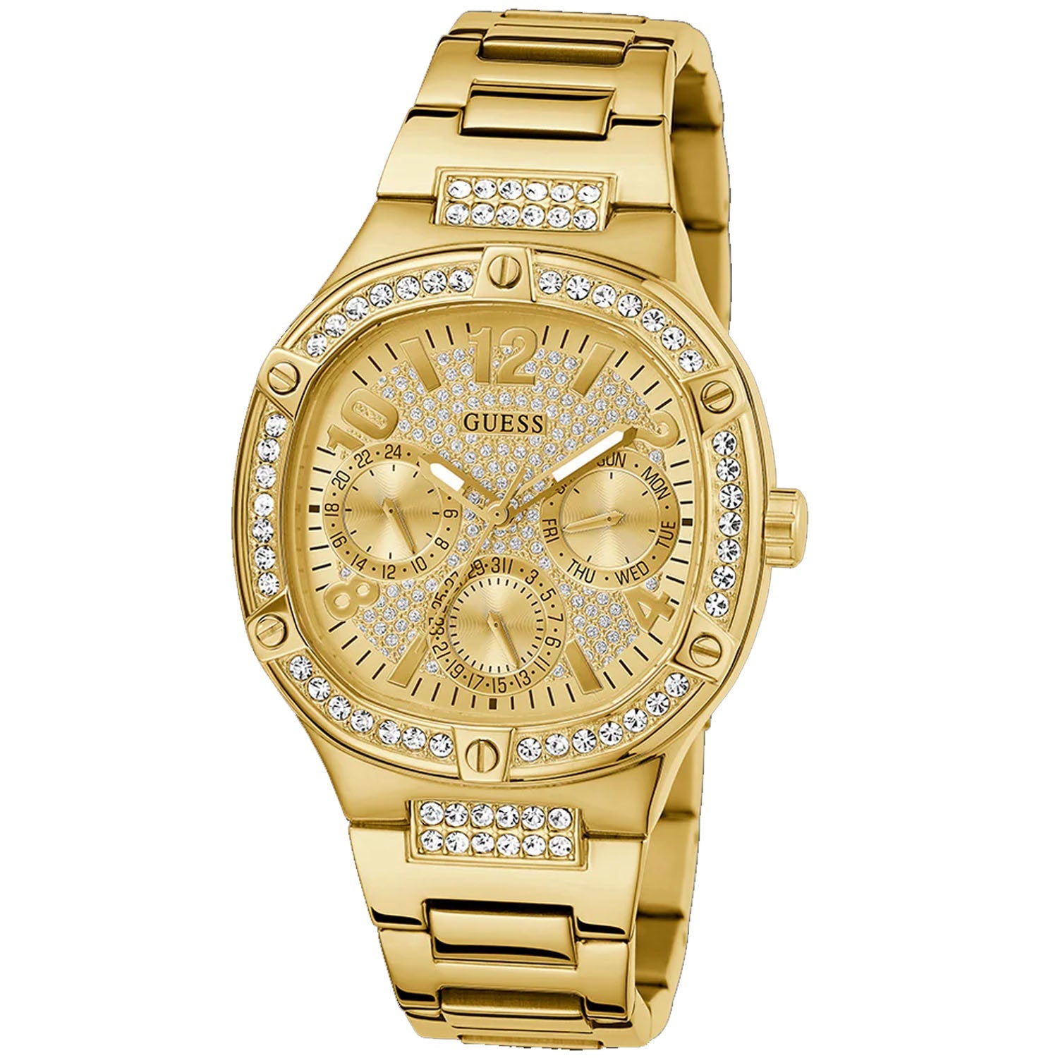 Guess Women's Gold Tone Multi-function