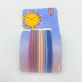 Set of 10 elastic hair bands Multi-color seamless hair bands Fashionable elastic rubber bands Does not damage hair Suitable for thick curly hair medium-length hair ponytails etc