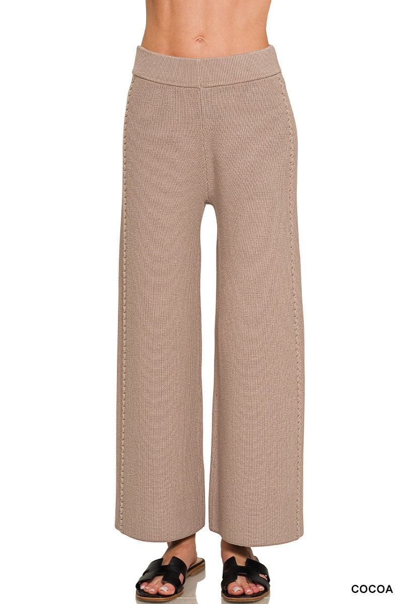 Zenana Viscose Sweater Pants