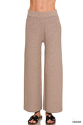 Zenana Viscose Sweater Pants