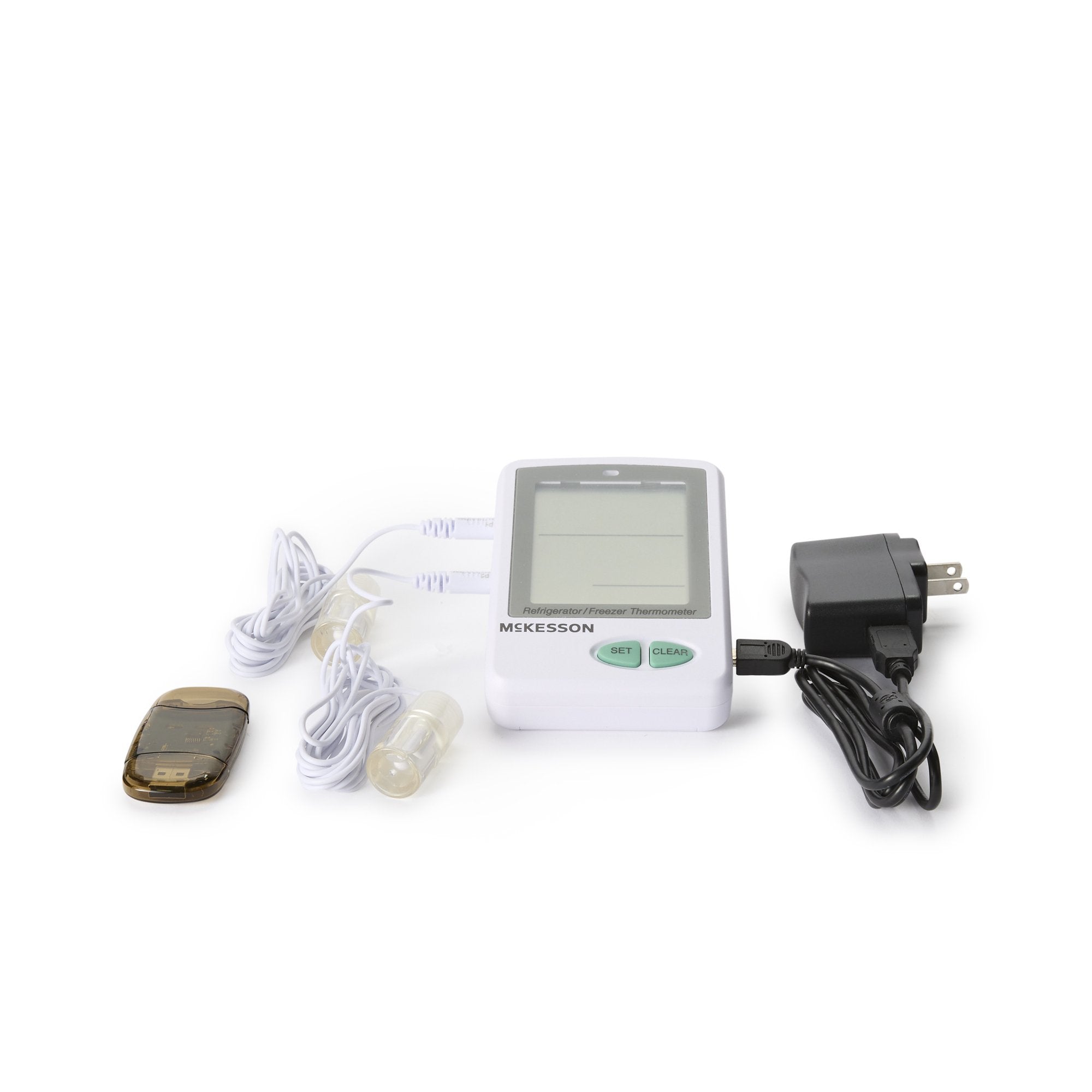 McKesson Datalogging Refrigerator / Freezer Thermometer, Digital Display MCK80022P