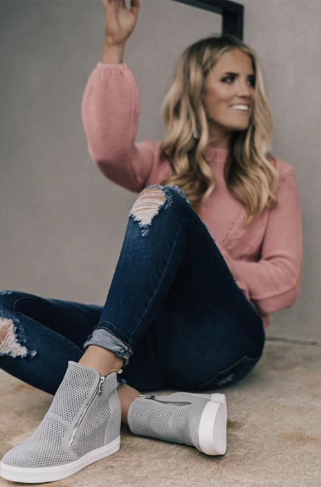 2019 Fall New Casual Hollow Round Toe Women's Shoes