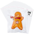 Cookie Bags 200 Pcs Clear Cellophane Bags 4x6 Inch Self Sealing Cellophane Bags for Cookie Packaging Cookie Bags with Seal for Bakery Packaging and Gifts