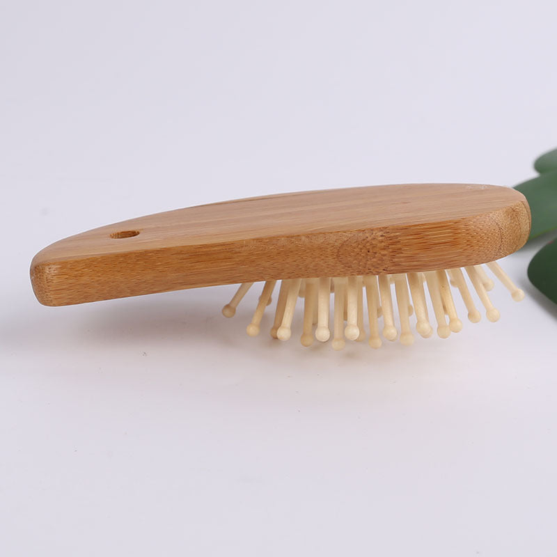 Custom Bamboo Mango Airbag Scalp Massage Comb