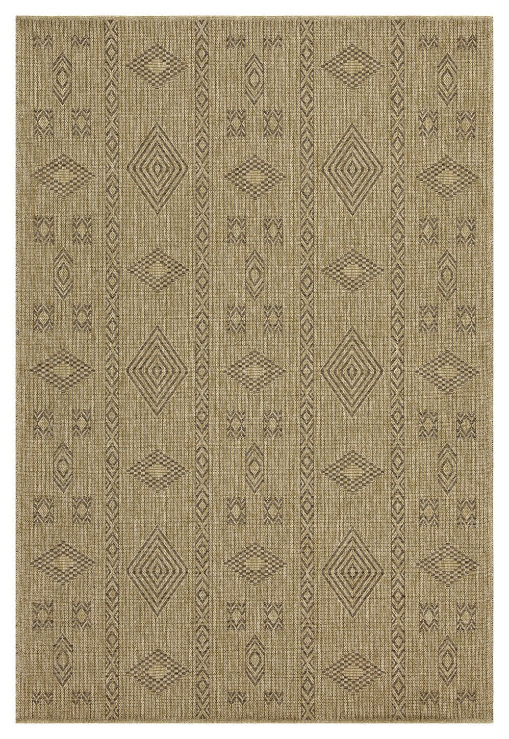 Earth GC_NTL1002 Jute/Mocha 7 ft. 10 in. x 10 ft. 3 in. Indoor/Outdoor Area Rug
