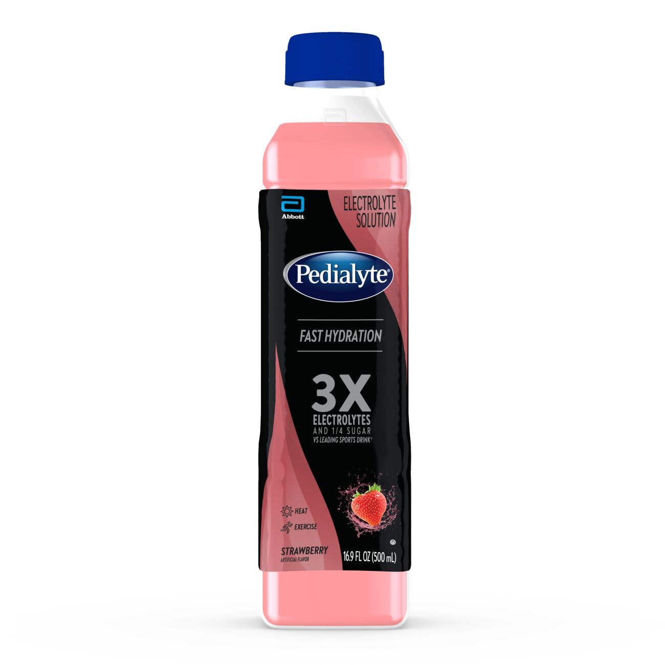 Pedialyte Electrolyte Solution Strawberry 16.9 fl oz