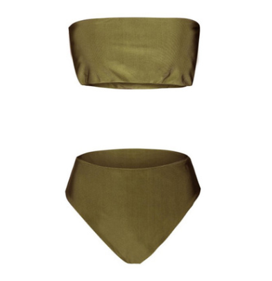New Sexy Strapless High-Waisted Bikini Swimwear