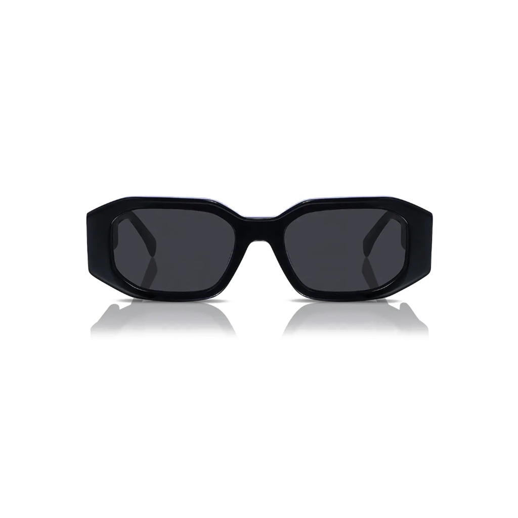 Caroline 51mm Rectangle Sunglasses | Black