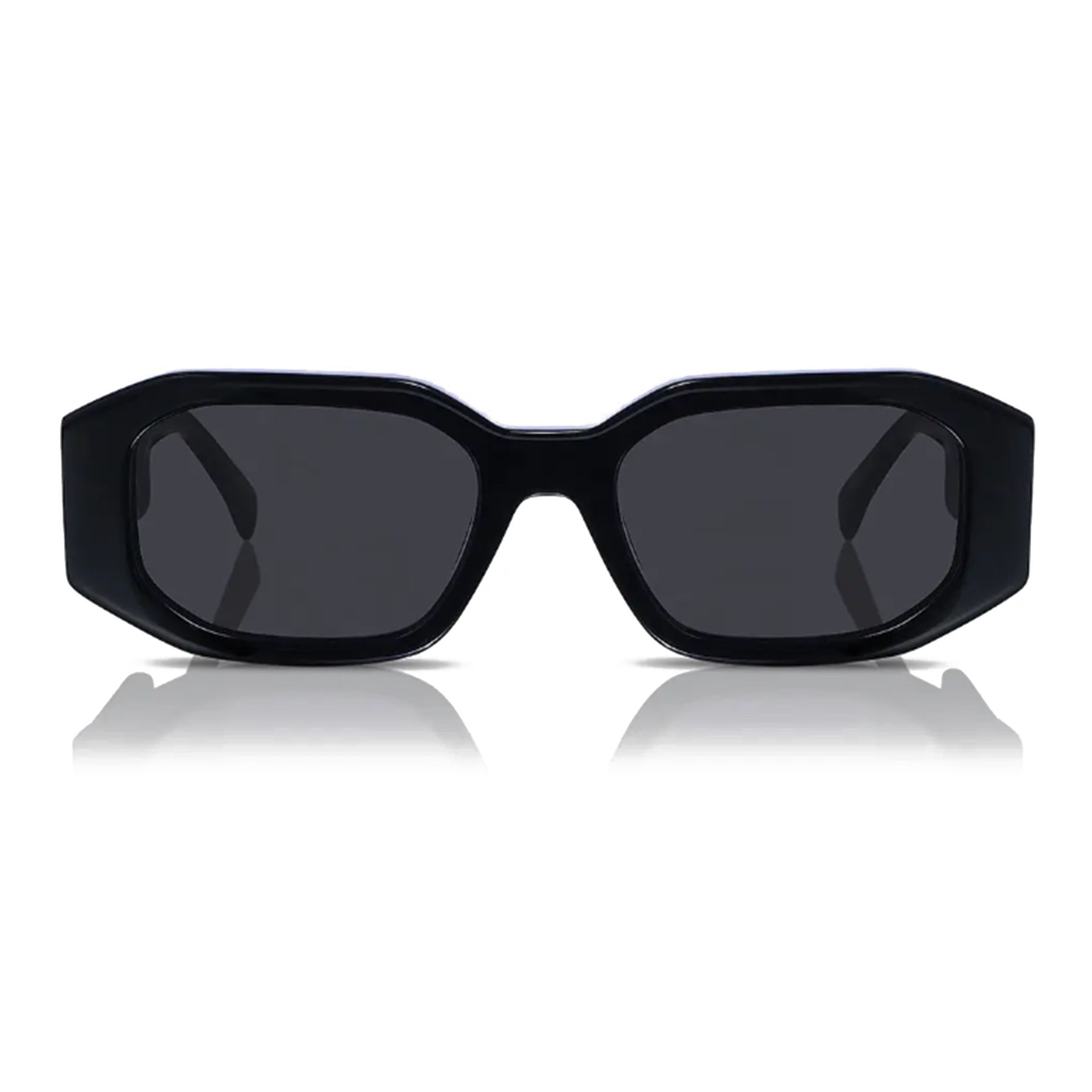 Caroline 51mm Rectangle Sunglasses | Black
