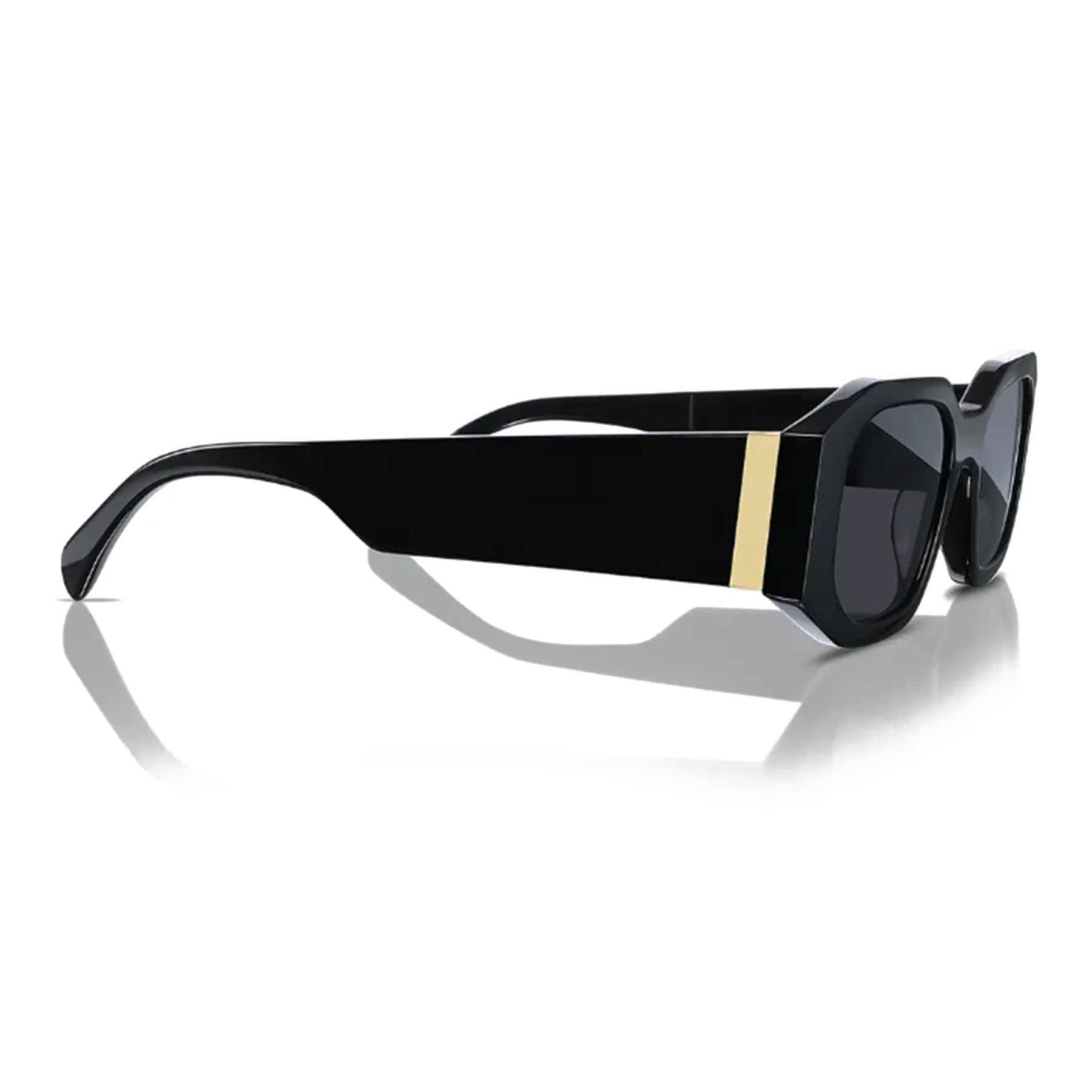 Caroline 51mm Rectangle Sunglasses | Black