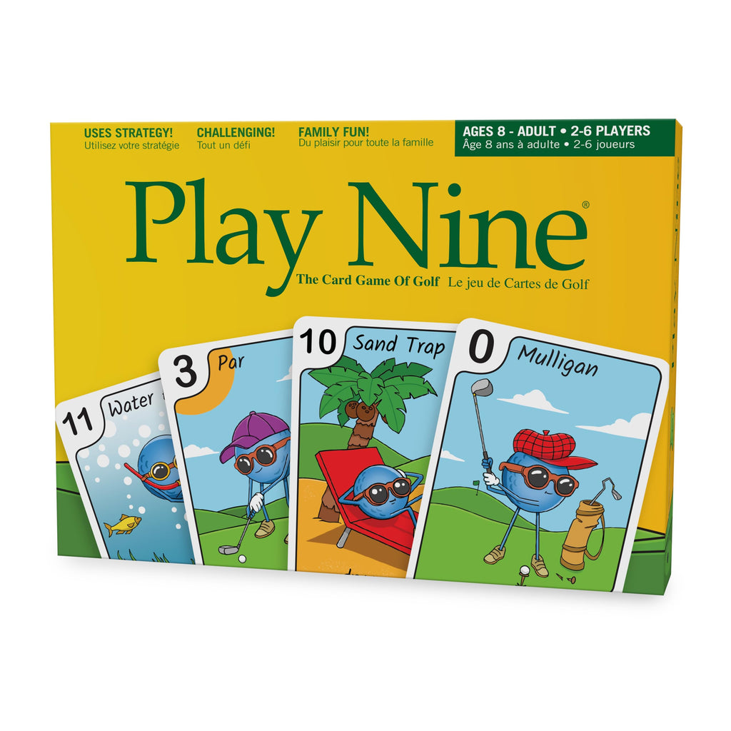 Play Nine - The Card Game of Golf Best Card Games for Families Strategy Game for Couples Fun Game Night Kids Teens and Adults The Perfect Golf Gift