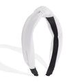 VOCOSTE Knotted Headband for Women Top Knot Head Bands for Womens Hair Non-Slip Womens Headbands Wide Hair Band Fashion Hair Accessories for Women White