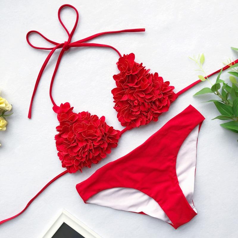 New Floral Triangle Bikini for Women