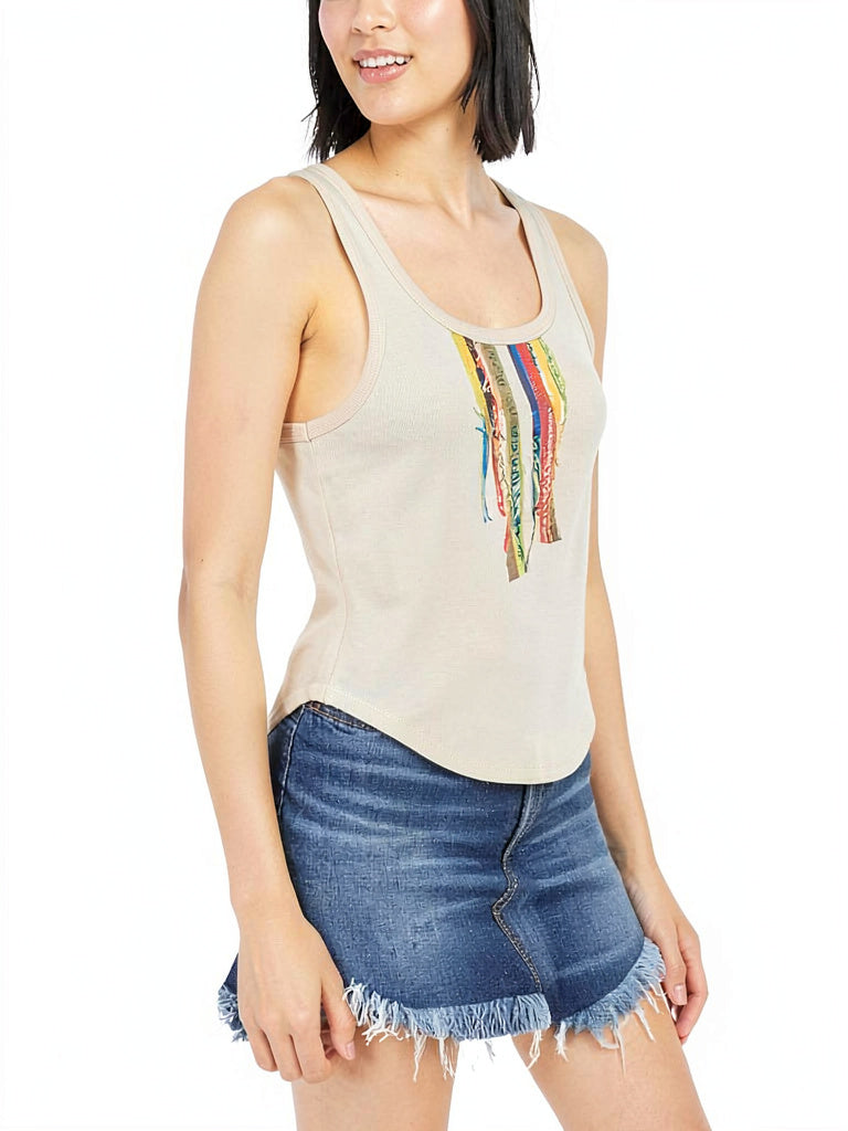 Free People Great Expectations Tank Top Sand, Size XS