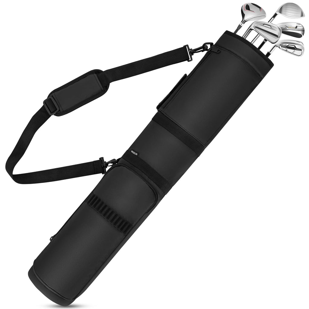 AKOZLIN Golf Carry Bag 3-6 Golf Clubs Lightweight Foldable Travel Sunday Golf Bag Case with Strap