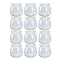 TOFOAN Baby Food Storage Containers12 Baby Food Containers with Lids4 oz Glass Baby Food JarsSmall Snack Containers for ToddlersThickened Baby Food Storage Containers for Infant & Baby Food (4 oz)