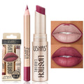 USHAS Lipstick and Lip Liner Combo Set 2 in 1 Waterproof Lipstick for Women Lip liner Set Long Lasting Lipstick Matte Lipstick Pen with Lip Liner Set Makeup Kits (G2 Pack of 1)