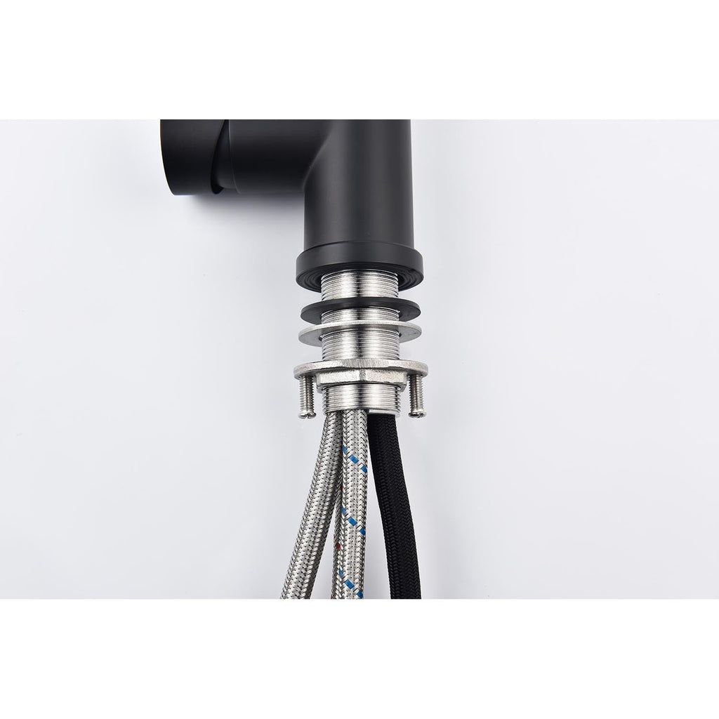 Pull down Single Handle Spring Kitchen Faucet