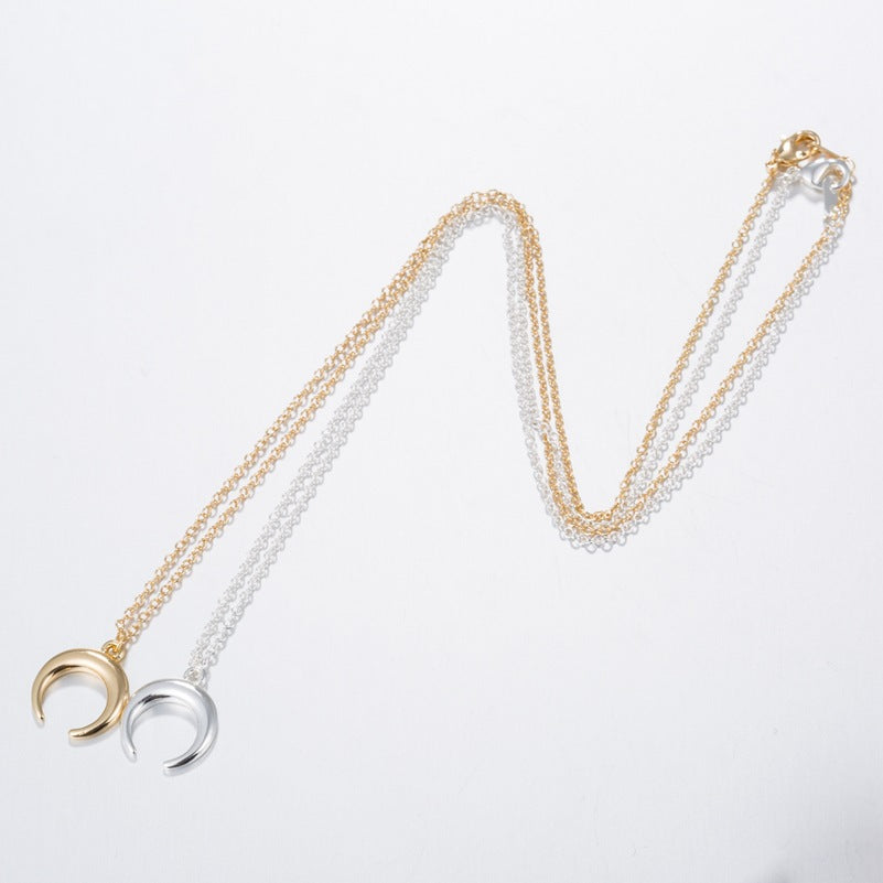 Crescent Moon Bracelet, Star Necklace, Face Earrings