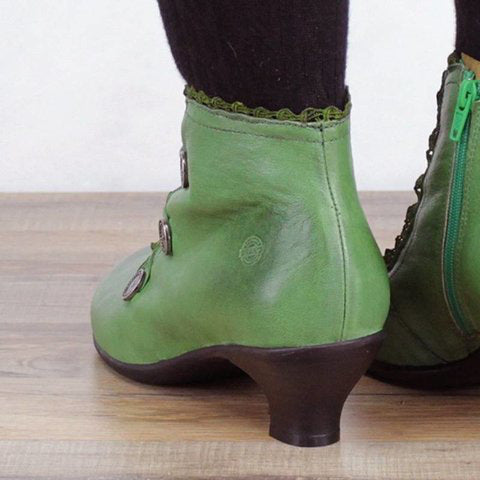 2020 New Plus Size High Heel Women's Ankle Boots