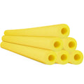 Hanaive 6 Pack Pool Noodles Foam Swim Noodles Christmas Hollow Swimming Pool Noodle Bulk Bright Pool Noodles Floats Heavy Duty for Xmas Decoration Craft Projects(Yellow)