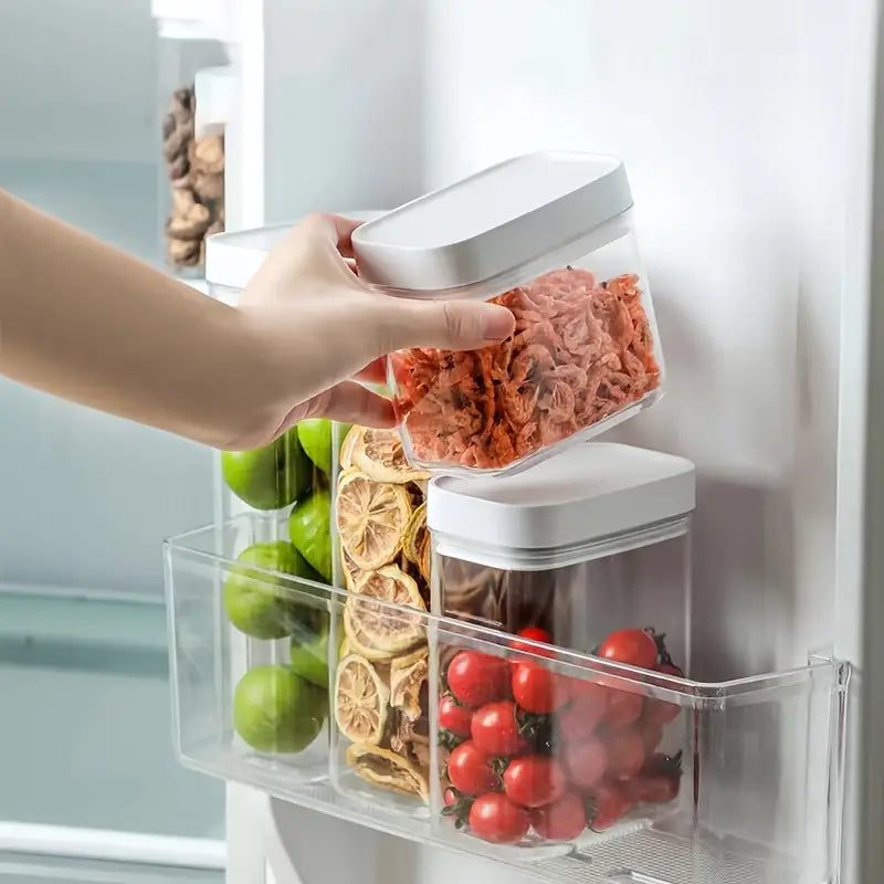 3pc Airtight Food Storage Jars for Kitchen Snacks