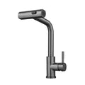 360° Rotation Pull-Down Kitchen Faucet with 3 Spray Modes -Gun Grey /Stainless Steel High-Arc Sink Faucet