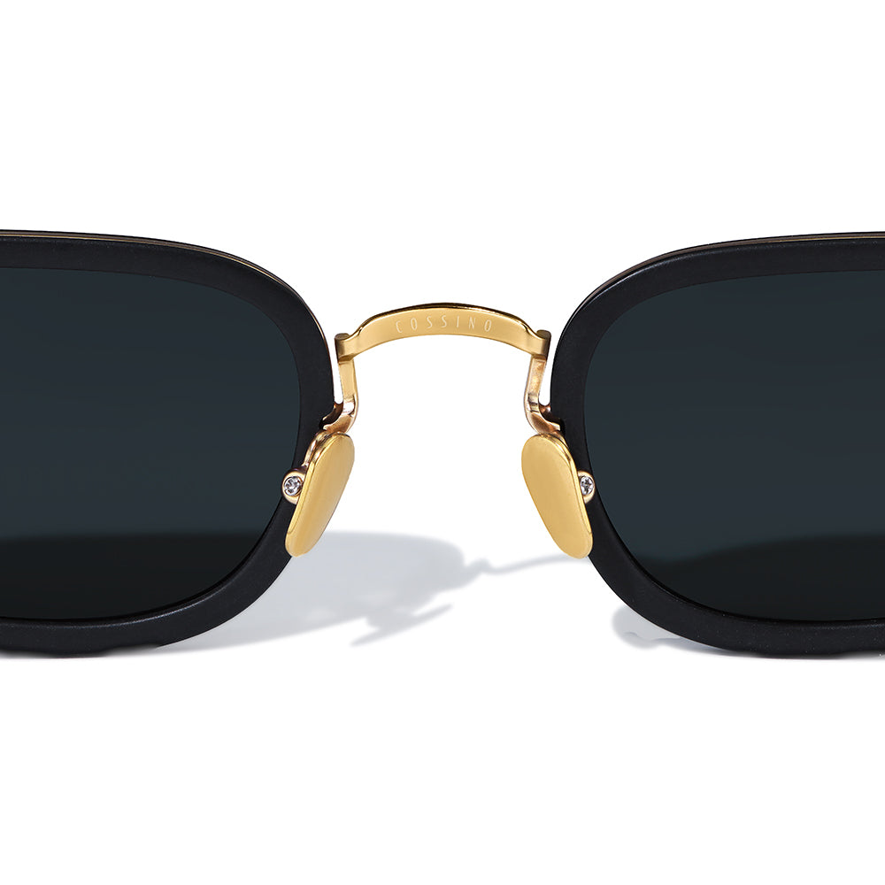 Cerise 50mm Rectangle Sunglasses | Black