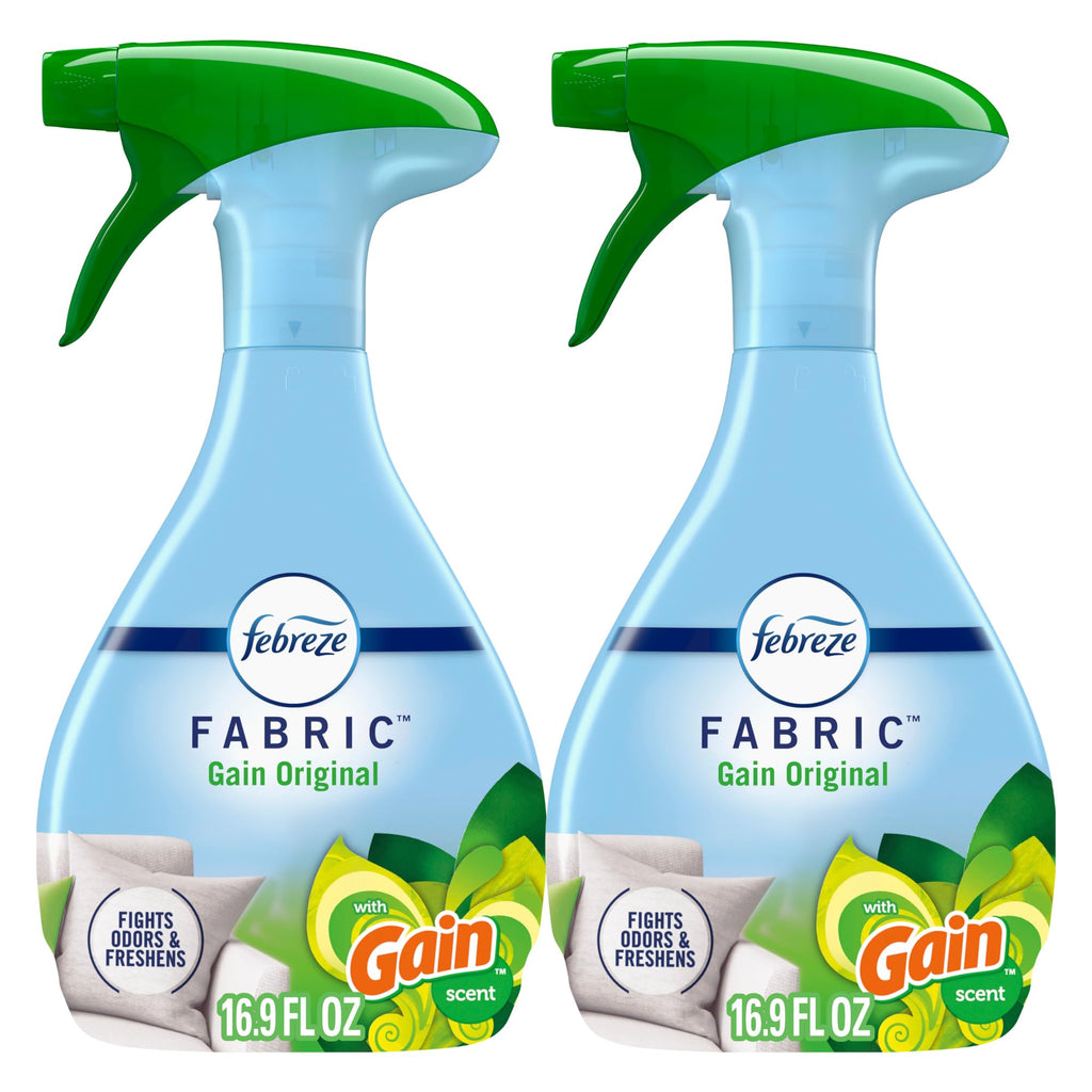 Febreze Odor-Fighting Fabric Refresher with Gain Original 16.9 fl oz Pack of 2