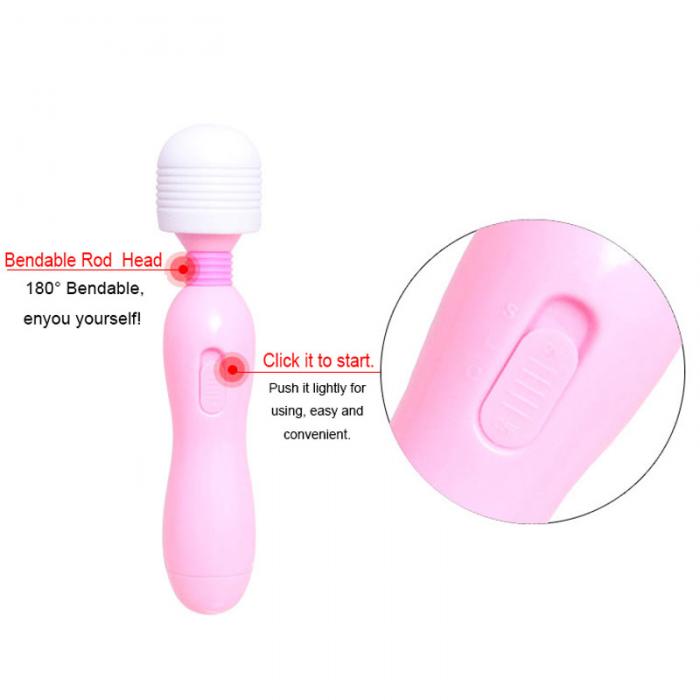 Vibrating Wand Electric Massager for Intimate Pleasure