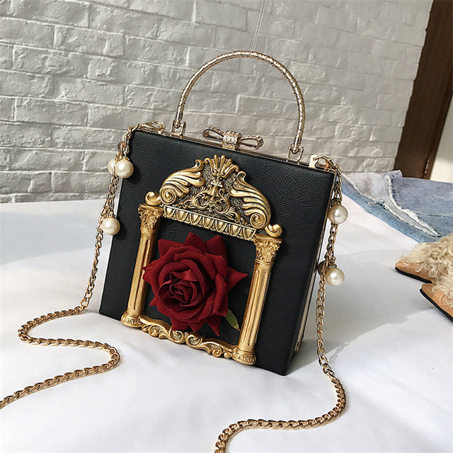 Luxury Fashion Flowers Crossbody Bags for Women