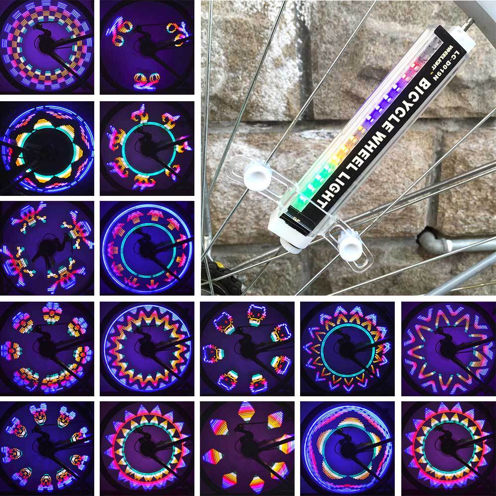 Bicycle Spoke Light with 16 LED Colors (New Model)