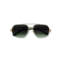 Charlie Sign 56mm Aviator Sunglasses | Green