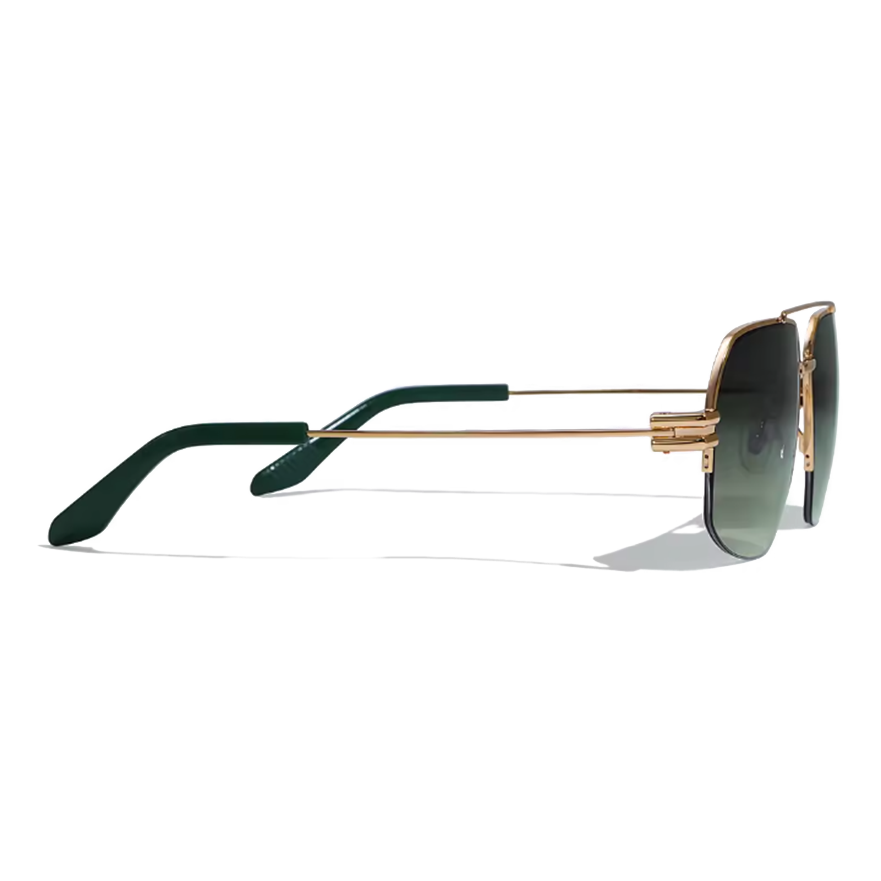 Charlie Sign 56mm Aviator Sunglasses | Green