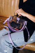 Clear Semi-Circle Crossbody