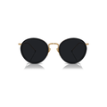 Coco 48mm Round Sunglasses | Black
