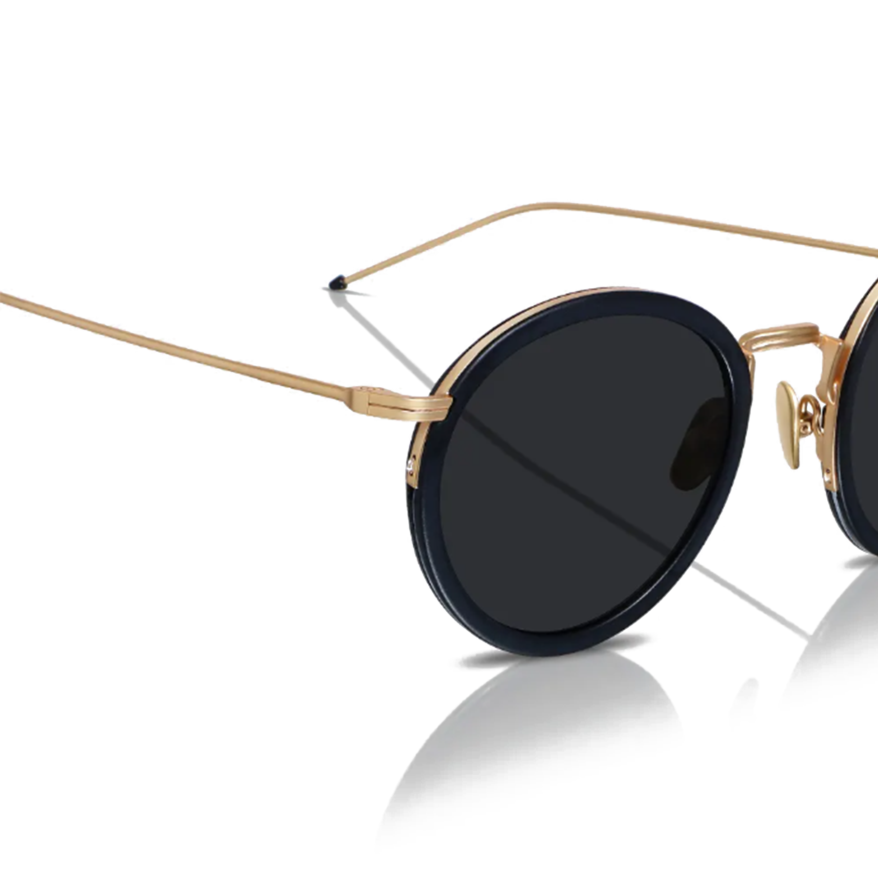 Coco 48mm Round Sunglasses | Black