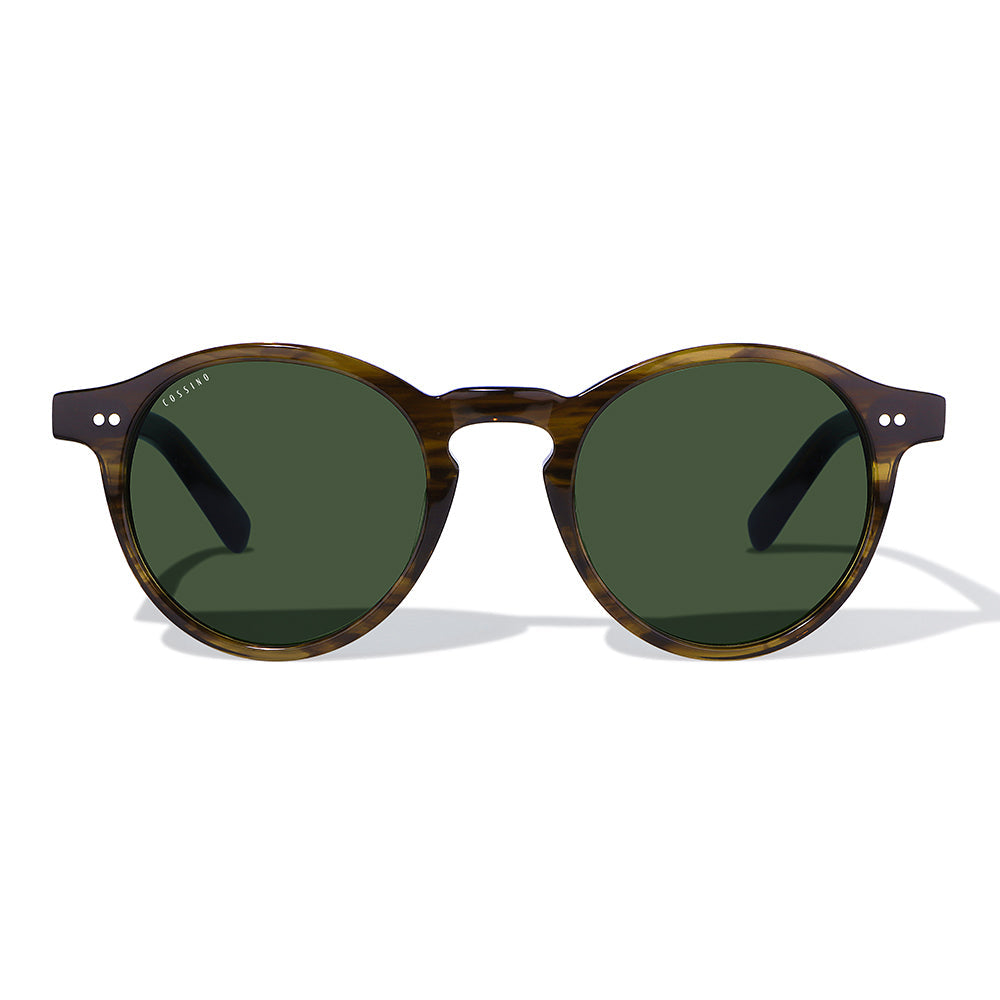 Redon 48mm Round Sunglasses | Horn