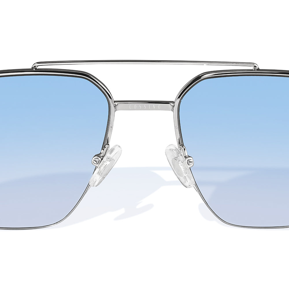Cossino Sea 56mm Aviator Sunglasses | Blue