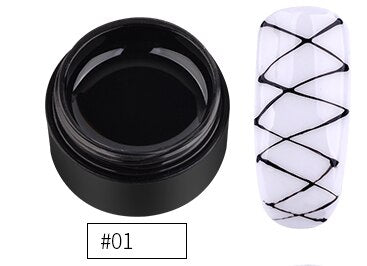 New Creative Spider Gel Nail Polish for DIY Art