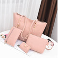 4-Piece Set: Crossbody Bag and Clutch